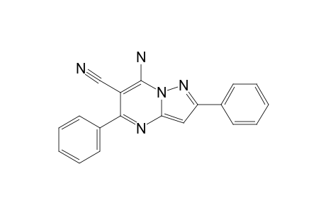 7-AMINO-2,5-DIPHENYLPYRAZOLO-[1,5-A]-PYRIMIDINE-6-CARBONITRILE