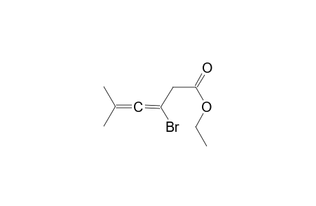 3-bromo-5-methyl-hexa-3,4-dienoic acid ethyl ester
