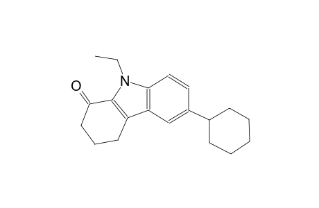 6-cyclohexyl-9-ethyl-2,3,4,9-tetrahydro-1H-carbazol-1-one