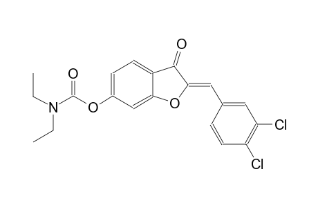 carbamic acid, diethyl-, (2Z)-2-[(3,4-dichlorophenyl)methylene]-2,3-dihydro-3-oxobenzofuranyl ester