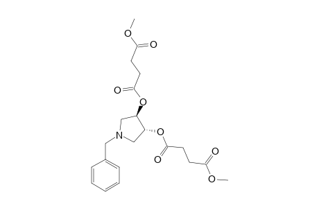 (3S,4S)-1-BENZYL-3,4-BIS-[3-(METHOXYCARBONYL)-PROPIONYLOXY]-PYRROLIDINE