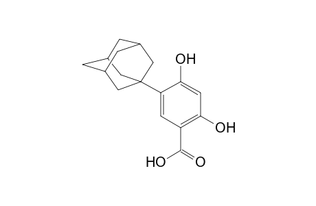 Benzoic acid, 2,4-dihydroxy-5-tricyclo[3.3.1.1(3,7)]dec-1-yl-