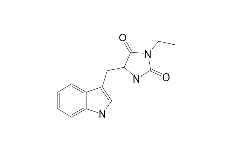 3-ETHYL-5-(3-INDOLYL-METHYL)-HYDANTOIN