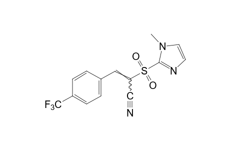 alpha-[(1-methylimidazol-2-yl)sulfonyl]-p-(trifluoromethyl)cinnamonitrile