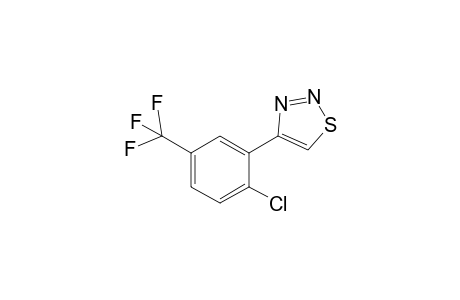 4-(2-Chloro-5-(trifluoromethyl)phenyl)-1,2,3-thiadiazole