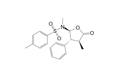 (2S,3R,4S)-2-Methyl-4-(N-methyl-N-tosylamino)-3-phenylbutyrolactone