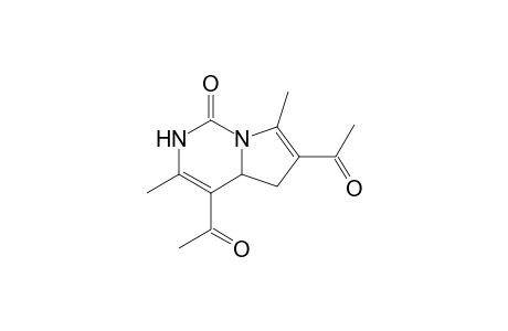 Pyrrolo[1,2-c]pyrimidin-1(2H)-one, 4,6-diacetyl-4a,5-dihydro-3,7-dimethyl-