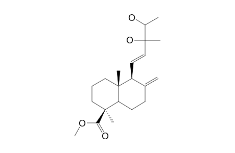 Methyl 13,14-dihydroxy-labda-8(17),11E-dien-19-oate