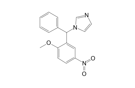 1-[(2-METHOXY-5-NITROPHENYL)-PHENYLMETHYL]-IMIDAZOLE