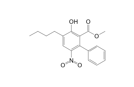 Methyl 4-butyl-3-hydroxy-6-nitrobiphenyl-2-carboxylate
