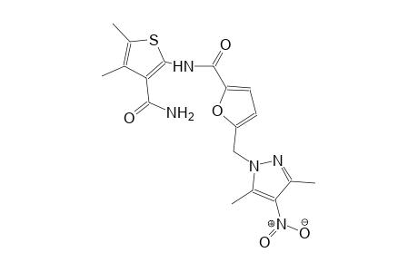 N-[3-(aminocarbonyl)-4,5-dimethyl-2-thienyl]-5-[(3,5-dimethyl-4-nitro-1H-pyrazol-1-yl)methyl]-2-furamide