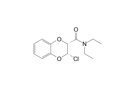 cis-3-Chloro-N,N-diethyl-2,3-dihydro-1,4-benzodioxin-2-carboxamide