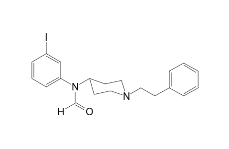 N-(3-Iodophenyl)-N-[1-(2-phenylethyl)piperidin-4-yl]formamide
