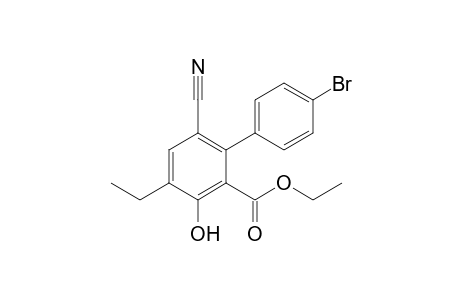 Ethyl 4'-Bromo-6-cyano-4-ethyl-3-hydroxybiphenyl-2-carboxylate