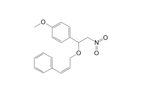 1-(4'-methoxyphenyl)-2-nitro-1-[(trans)-3'-phenyl-2'-propenyloxy)ethane