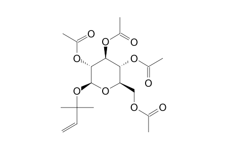 1,1-DIMETHYLPROP-2-ENYL-2,3,4-TRIACETYL-1-O-BETA-D-GLUCOPYRANOSIDE