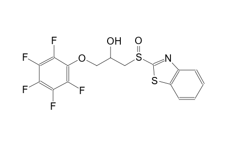 1-(1,3-benzothiazol-2-ylsulfinyl)-3-(2,3,4,5,6-pentafluorophenoxy)-2-propanol