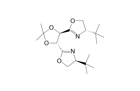 (-)-(4R,5R)-Bis[(S)-4-tert-butyloxazilin-2-yl]-2,2-dimethyl-1,3-dioxolane