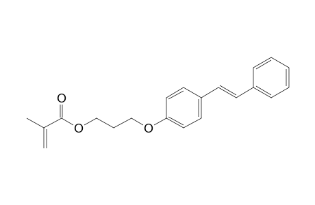3-{4-[(E)-2-Phenylethenyl]phenoxy}propyl 2-Methylprop-2-enoate