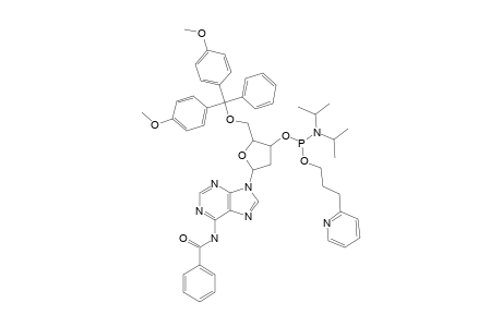 N6-BENZOYL-5'-O-(4,4'-DIMETHOXYTRITYL)-3'-O-(N,N-DIISOPROPYLAMINO)-[3-(2-PYRIDYL)-1-PROPYLOXY]-PHOSPHINYL-2'-DEOXYADENOSINE