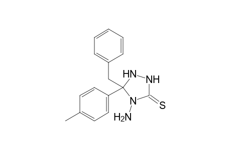 4-Amino-5-benzyl-5-p-tolyl-[1,2,4]triazolidine-3-thione