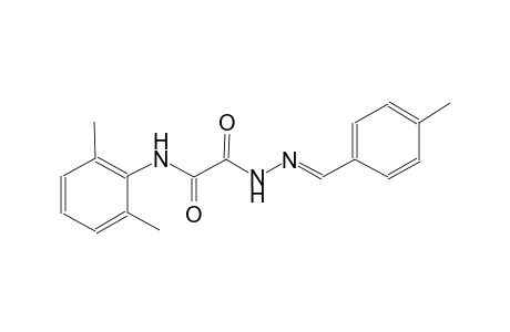 acetic acid, [(2,6-dimethylphenyl)amino]oxo-, 2-[(E)-(4-methylphenyl)methylidene]hydrazide