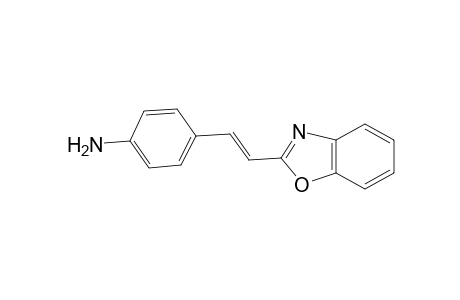 Benzenamine, 4-[2-(2-benzoxazolyl)ethenyl]-