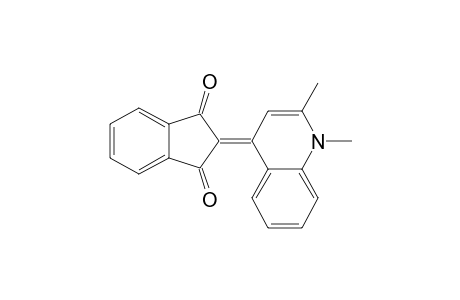 1,2-Dimethyl-1,4-dihydro-4(1,3-dioxoindan-2-ylidene)quinoline