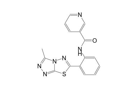 N-[2-(3-methyl[1,2,4]triazolo[3,4-b][1,3,4]thiadiazol-6-yl)phenyl]nicotinamide