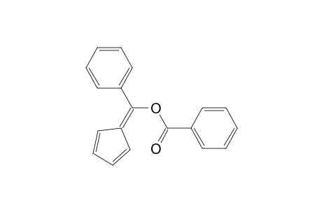 Benzenemethanol, .alpha.-2,4-cyclopentadien-1-ylidene-, benzoate