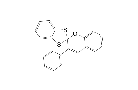 (2,3:8,9)Dibenzo-6-phenyl-1,4-dithio-10-oxaspiro(4,5)dec-6-ene