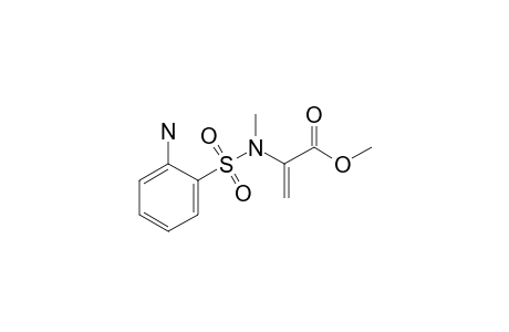 2-[(2-aminophenyl)sulfonyl-methyl-amino]acrylic acid methyl ester