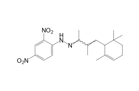 3-methyl-4-(2,6,6-trimethyl-2-cyclohexen-1-yl)-3-buten-2-one, (2,4-dinitrophenyl)hydrazone