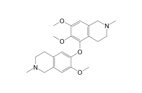 1',2',3',4'-Tetrahydro-7'-methoxy-6'-[1,2,3,4-tetrahydro-6,7-dimethoxy-2-methyl-(isoquinolin-5"-yl)oxy]-2'-methylisoquinoline