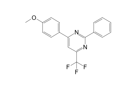 6-(4-Methoxyphenyl)-2-phenyl-4-(trifluoromethyl)pyrimidine