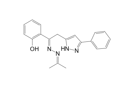 5(3)-[2-(2-Hydroxyphenyl)-2-(propan-2-ylidenehydrazono)ethyl]-3(5)-phenyl-1H-pyrazole