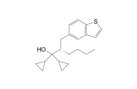 (S)-2-(benzo[b]thiophen-5-ylmethyl)-1,1-dicyclopropylhexan-1-ol