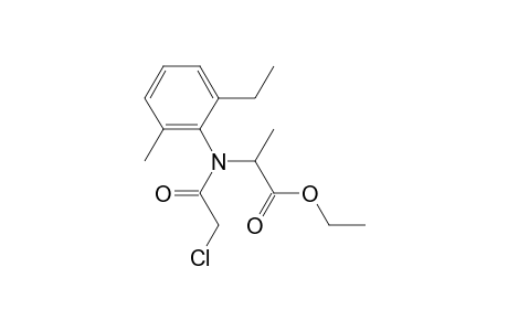 DL-Alanine, N-(chloroacetyl)-N-(2-ethyl-6-methylphenyl)-, ethyl ester