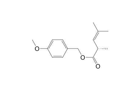 3-Pentenoic acid, 2,4-dimethyl-, (4-methoxyphenyl)methyl ester, (S)-