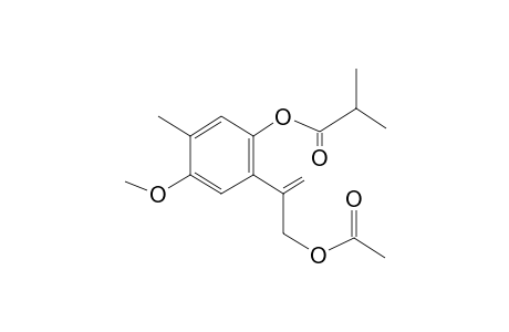 10-ACETOXY-8,9-DEHYDRO-6-METHOXY THYMOLISOBUTYRATE
