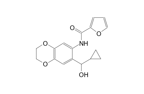 2-furancarboxamide, N-[7-(cyclopropylhydroxymethyl)-2,3-dihydro-1,4-benzodioxin-6-yl]-