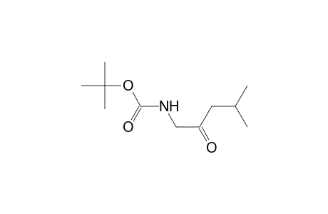 t-Butyl (4-methyl-2-oxopentyl)carbamate