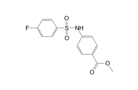 methyl 4-{[(4-fluorophenyl)sulfonyl]amino}benzoate
