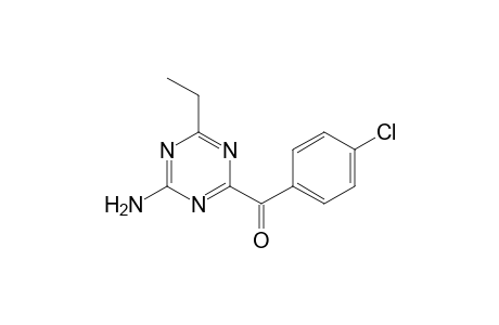 Methanone, (4-amino-6-ethyl-1,3,5-triazin-2-yl)(4-chlorophenyl)-