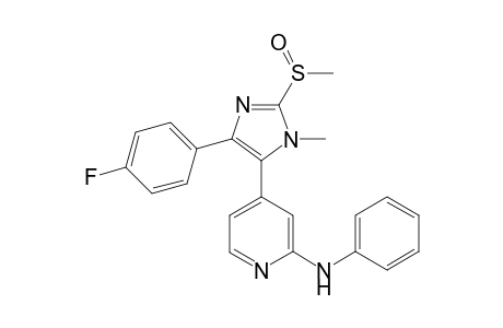 {4-[5-(4-Fluorophenyl)-2-methanesulfinyl-3-methyl-3H-imidazol-4-yl]-pyridin-2-yl}phenylamine