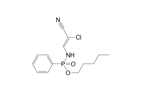 (Z)-P-Pentoxy-P-phenyl-N-(2-chloroacrylonitrile)phosphonamide