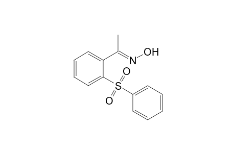 (NE)-N-[1-[2-(benzenesulfonyl)phenyl]ethylidene]hydroxylamine