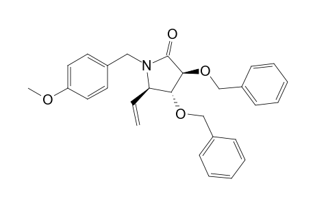 (3S,4R,5R)-3,4-Dibenzyloxy-1-(4-methoxyphenylmethyl)-5-vinylpyrrolidin-2-one