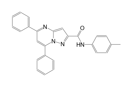 N-(4-methylphenyl)-5,7-diphenylpyrazolo[1,5-a]pyrimidine-2-carboxamide