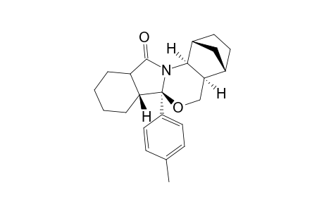 3,6-METHANO-(2A-R*)-(3S*)-(6R*)-(6A-S*)-(8A-S*)-(12A-R*)-(12B-R*)-12B-(4-METHYLPHENYL)-PERHYDRO-ISOINDOLO-[2,1-A]-PERHYDRO-[3,1]-BENZOXAZIN-8-ONE